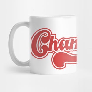 Champaign ///// Retro Typography Design Mug